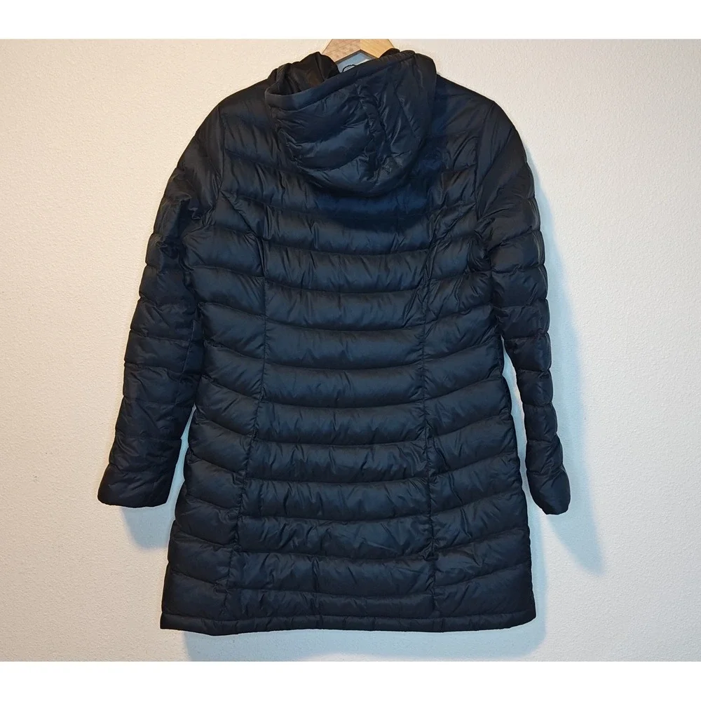 The North Face Metropolis Parka II Women Large Black Hooded Down Puffer Jacket